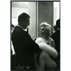 Image 1 : Marilyn Monroe Meeting Arthur Miller Gelatin Silver Print Photograph from 1958 Signed by Photographe