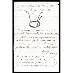 Amazing Civil War Era Letter Regarding a Slave Collar, 1863.