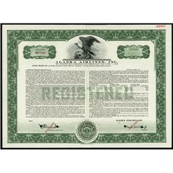 Alaska Airlines, Inc. Specimen Bond.