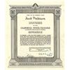 Image 1 : California Stock Exchange Unframed Membership Certificate.