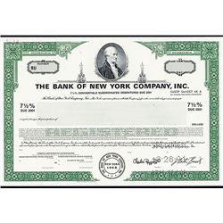 Bank of New York Co., Inc., Specimen Stock.