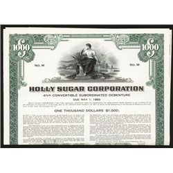 Holly Sugar Corp., Specimen Bond.