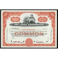 Lionel Corp. Specimen Stock.