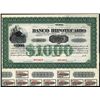Image 1 : Banco Hipotecario Specimen Bond.