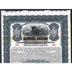 Almada Sugar Corp., Specimen Bond.