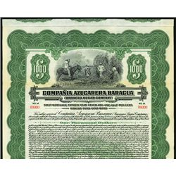 Baragua Sugar Co., Specimen Bond.