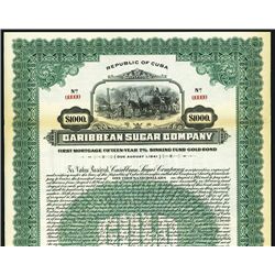 Caribbean Sugar Co., Specimen Bond.