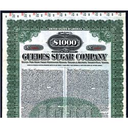 Guedes Sugar Co., Specimen Bond.
