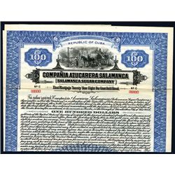 Salamanca Sugar Co. Specimen Bond.