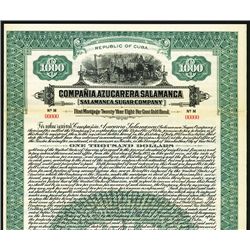 Salamanca Sugar Co., Specimen Bond.
