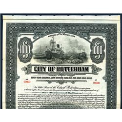 City of Rotterdam, Specimen Bond.