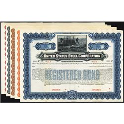 United States Steel Corp. Specimen Bonds. Lot of 5.