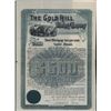 Image 1 : Gold Hill Mining Co., Issued Bond.