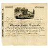 Image 1 : Chippewa Copper Mining Company, 1846 Issued Michigan Mining Certificate.