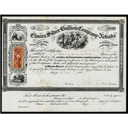 Elmira Silver Bullion Co., Issued Stock.