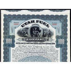 Utah Fuel Co., Specimen Bond.