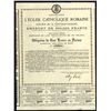 Image 1 : L'Eglise Catholique Romaine Diocese De La Nouvelle-Orleans Issued Stock & Bond Certificate.