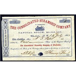 Consolidated Steamship Co. Issued Stock.