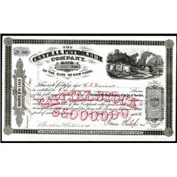 Central Petroleum Co. Issued Stock.