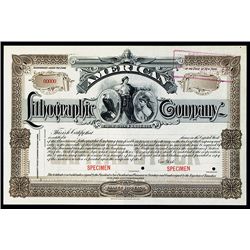 American Lithographic Co. Specimen Stock.
