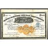 Image 1 : Boston, Hartford & Erie Rail Road Co. 1872 Stock Certificate with Imprinted Revenue RN-U1