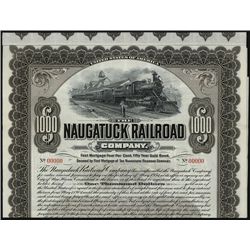 Naugatuck Railroad Co., Specimen Bond.