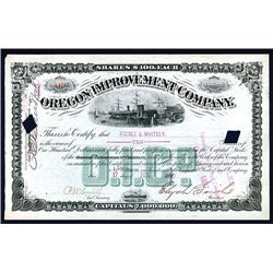 Oregon Improvement Co., Issued Stock.
