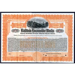 Baldwin Locomotive Works, Specimen Bond.