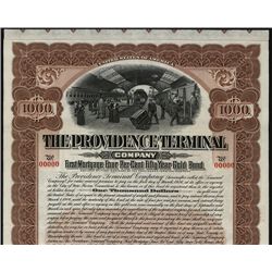 Providence Terminal Co., Specimen Bond.
