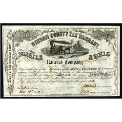 Mobile & Ohio Railroad Co., Issued Bond