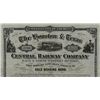 Image 1 : Houston & Texas Central Railway Co. Waco & North Western Division, Issued Bond.