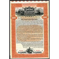 Norfolk and Ocean View Railway Co., Specimen Bond.