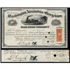 Image 1 : Washington, Alexandria and Georgetown Rail Road Co. Issued Stock.