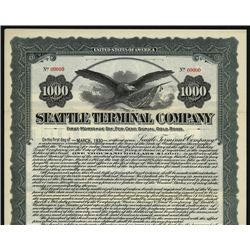 Seattle Terminal Co., Specimen Bond.