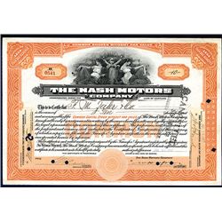 Nash Motors Co., Issued Stock.