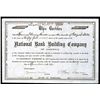 Image 1 : National Bank Building Co., Issued Stock.