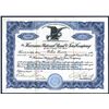 Image 1 : Harriman National Bank & Trust Co., Specimen Stock.