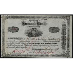 Second National Bank of Cooperstown, Issued Stock.