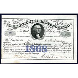 Washington Insurance Co., Issued Bond.