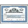 Image 1 : City National Bank of Philadelphia, Specimen Stock.