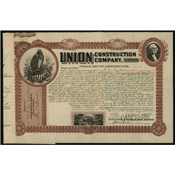 Union Construction Co., Issued Stock.