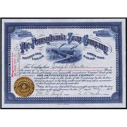 Pennsylvania Soap Co. Issued Stock.