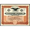 Image 1 : Waldorf Lunch Co., Specimen Stock.