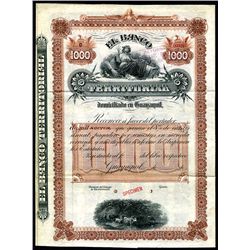 Banco Territorial Specimen Bond.