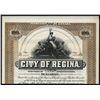 Image 1 : City of Regina Specimen Bond.