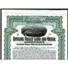 Image 1 : Spokane Valley Land and Water Co., Specimen Bond.