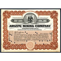 Arizpe Mining Co., Specimen Stock.