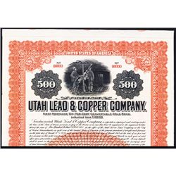 Utah & Copper Co. Specimen Bond.
