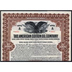 American Cotton Oil Co. Specimen Bond.