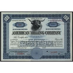 American Milling Co., Specimen Stock.